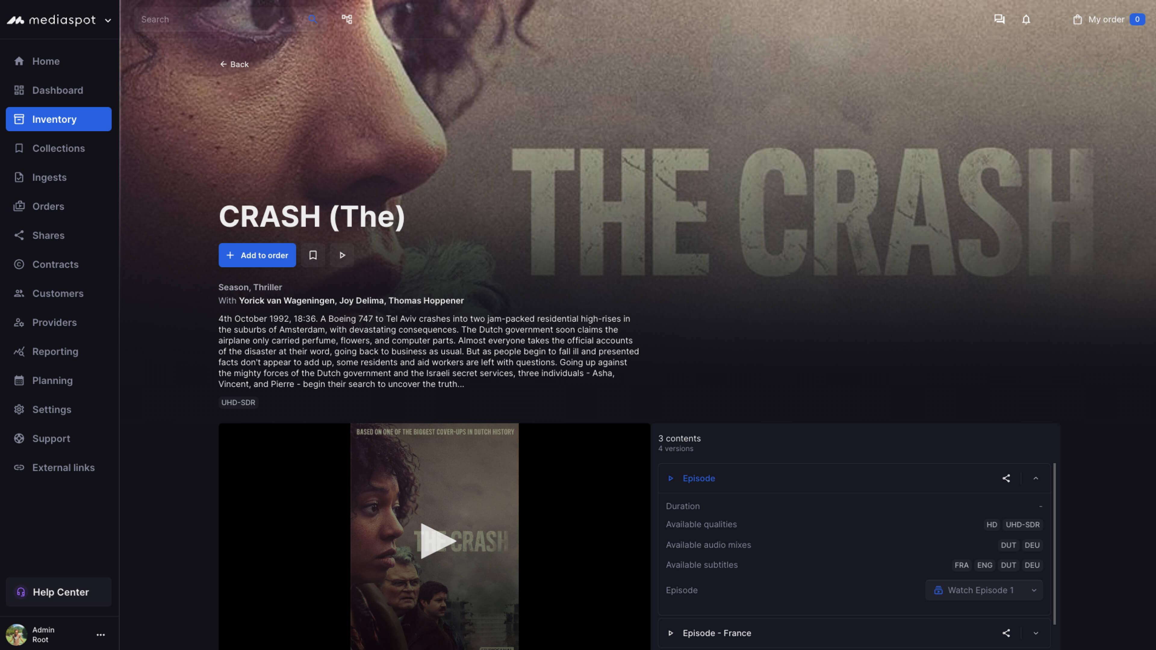 Homepage UI-frame