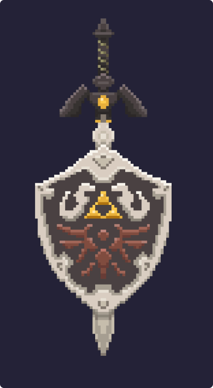 Master Sword Pixel Art