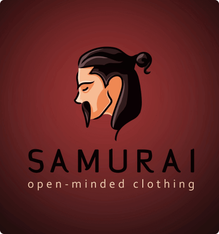 Illustrative logo for a clothing company